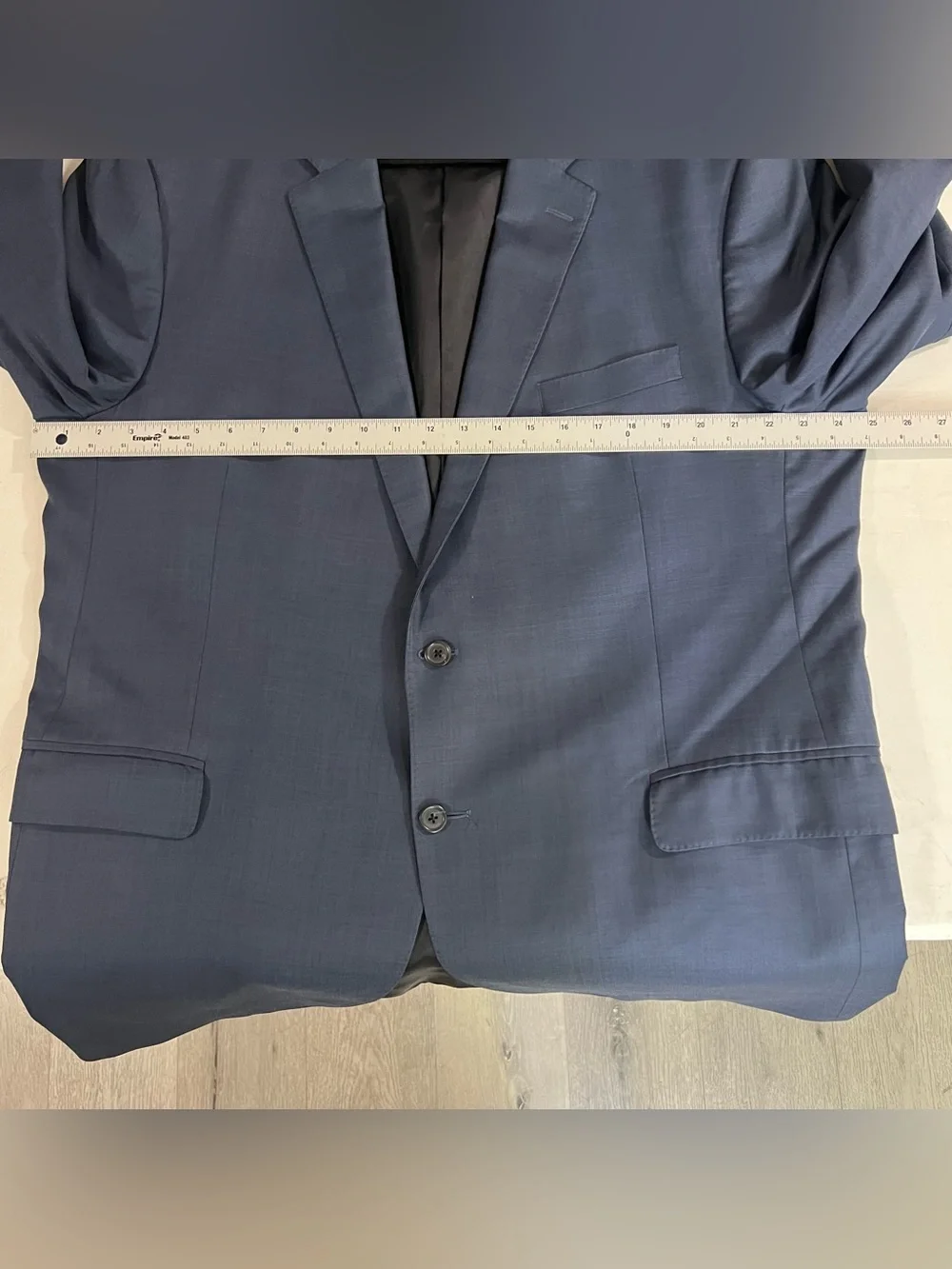 Peter Millar 100% Wool Sport Coat Blazer Mens 48T Tall Blue Golf